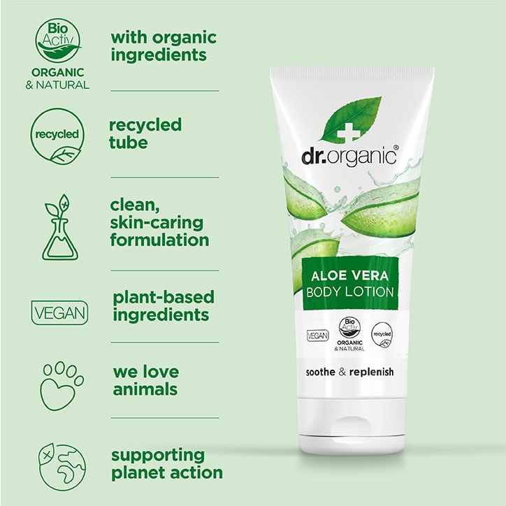 Dr Organic Aloe Vera Skin Lotion 200ml